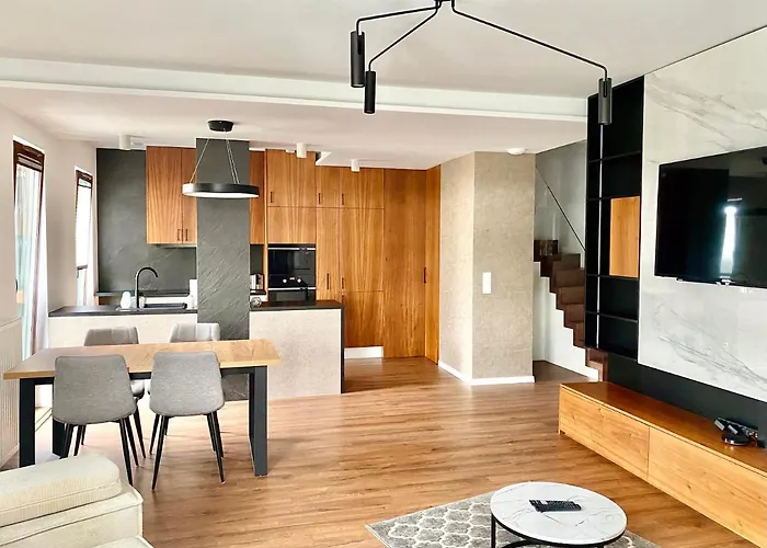 Hotel Project Comfort Luksusowy Apartament Dwupoziomowy 100m2 Siwinskiego 11 Legionowo